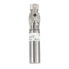 10 Pcs 1/4 Turn Stop Angle Valve, 1/2" Barb Crimp PEX x 3/8" OD With Stainless Steel Water Hammer Arrestor, Chrome Plated Brass