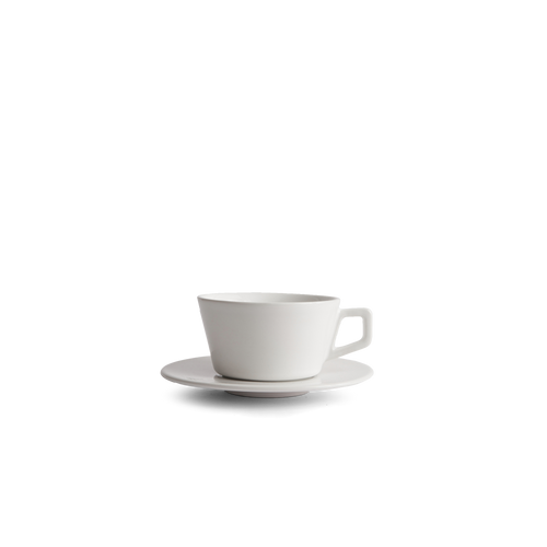 6oz Cappuccino Cup & Saucer - White Created Co.