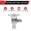 10 Pcs 1/2" x 1/2" PEX Expansion Angle Stop Valve, 1/4 Turn (Lead Free) Plumbingsell
