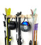 3 pairs of skis