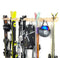 5 pairs of skis