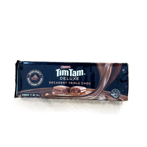 Arnott’s Tim Tam Deluxe Decadent Triple Choc – Australian Triple Chocolate Tim Tams 175g (Australia)