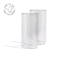 Cove 16oz Glass Pint - Set of 2 - Clear Created Co.