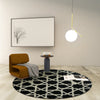 Premium Hand-Tufted Rug Made of 100% Wool  - Ash Zellig - 5x5 Feet