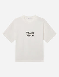 Ask Me About Jesus Heavyweight Tee