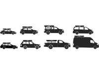 goFSR Odyssey Series 55" Rooftop Tent: 2-3 Person
