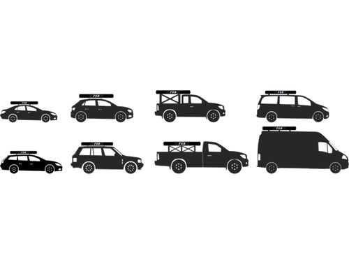 goFSR Odyssey Series 55" Rooftop Tent: 2-3 Person