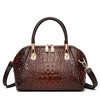 Crocodile Pattern Messenger Shoulder Bag – Stylish Cowgirl Bag for Any Occasion