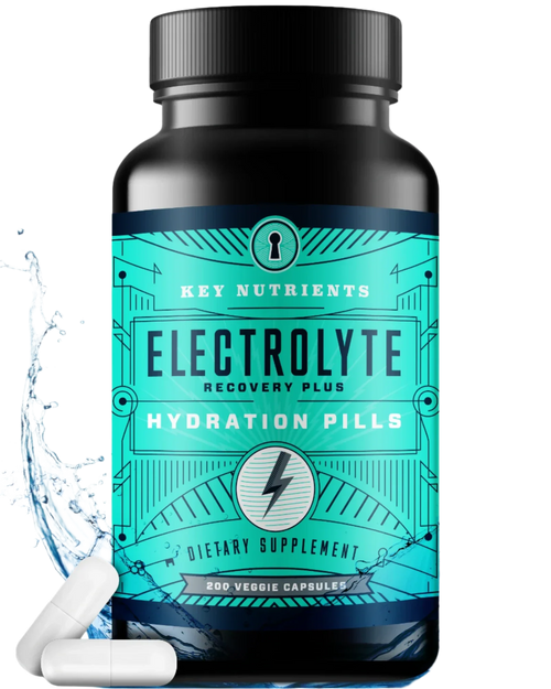 Electrolyte Hydration Pills (capsule form) Key Nutrients