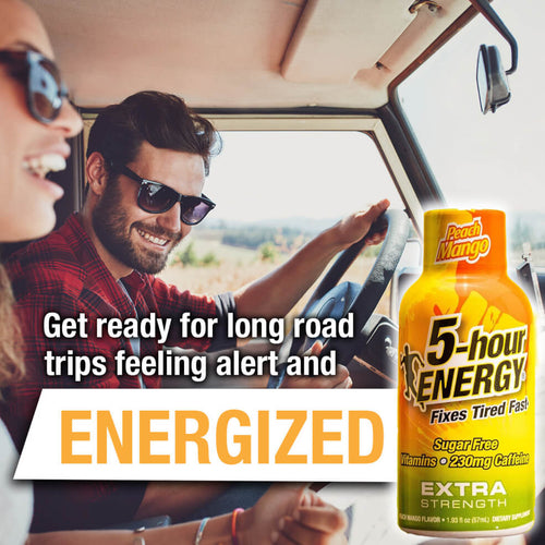 12-Pack Peach Mango Flavor Extra Strength 5-hour ENERGY Shots