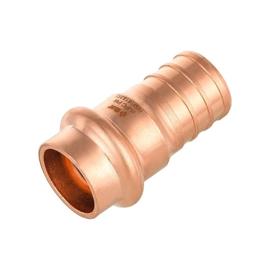 1/2" Press Copper x 3/4" PEX-B Crimp Adapter (Lead Free) Plumbingsell