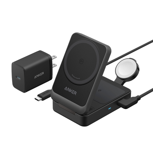 Anker MagGo Wireless Charging Station (Foldable 3-in-1)