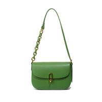 Luxury Retro Cowgirl Saddle Bag | Genuine Leather Brown Handbag