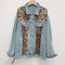 Blue Denim / One Size: Length: 27.5