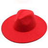 Modern Classic Felt Fedora – Stylish Wide Brim Wool Hat for Men and Women