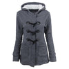 Cow Horn Button Hooded Jacket | Cozy & Stylish for the Modern Cowgirl