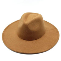 Modern Classic Felt Fedora – Stylish Wide Brim Wool Hat for Men and Women