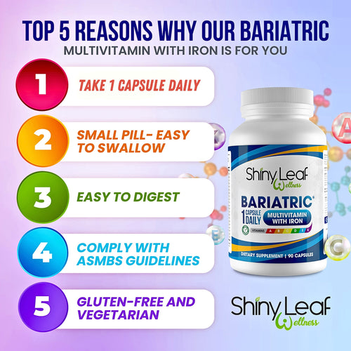 Bariatric Multivitamin with Iron With DHT Pro Shampoo