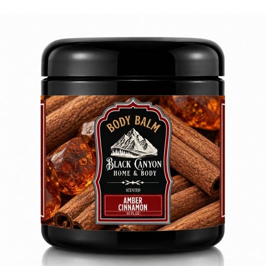 Amber Cinnamon Scented Body Balm