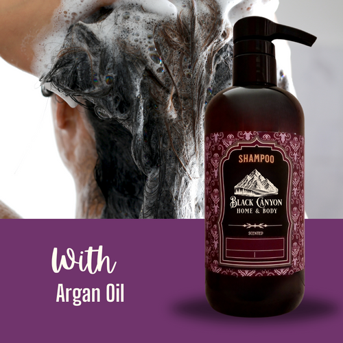 Black Canyon Honeysuckle Bloom Scented Argan Oil Hair Shampoo