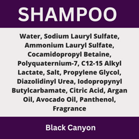Black Canyon Lilac Bloom Scented Argan Oil Hair Shampoo