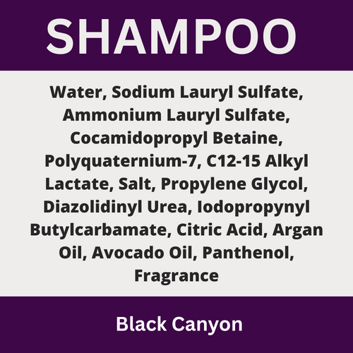 Black Canyon Lilac Bloom Scented Argan Oil Hair Shampoo