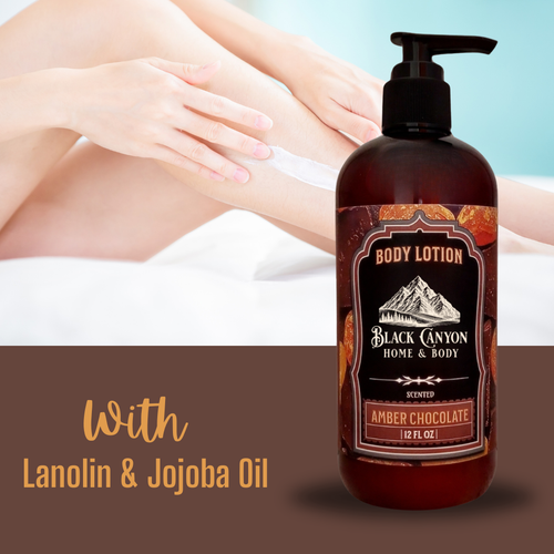 Amber Chocolate Scented Body Lotion