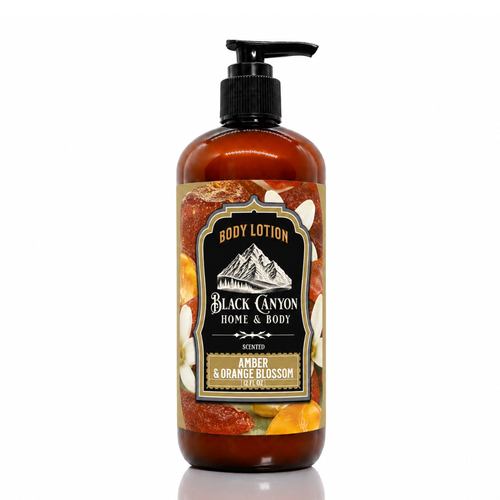 Amber & Orange Blossom Scented Body Lotion