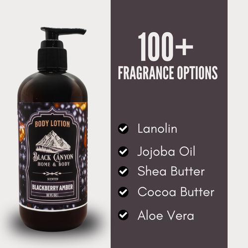 Black Canyon Blackberry Amber Scented Body Lotion