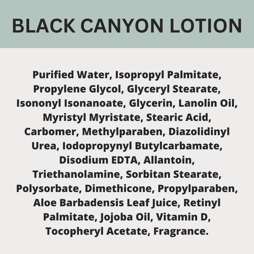 Black Canyon Juniper Berry Scented Body Lotion