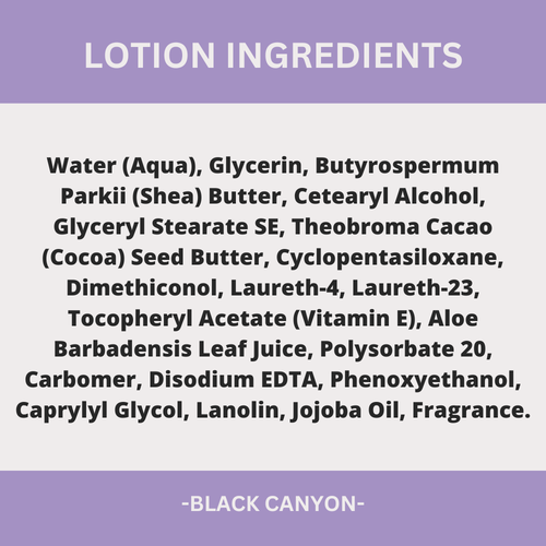 Black Canyon Lavender Leaves Scented Body Lotion