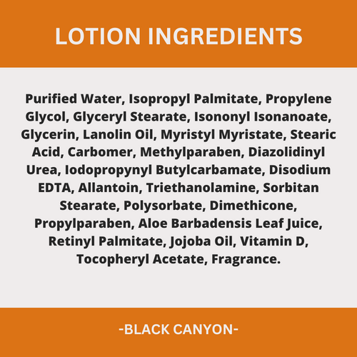 Black Canyon Pumpkin Spice Scented Body Lotion