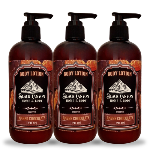 Amber Chocolate Scented Body Lotion