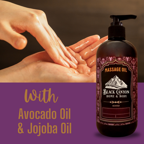 Black Canyon Honeydew Melon Scented Massage Oil