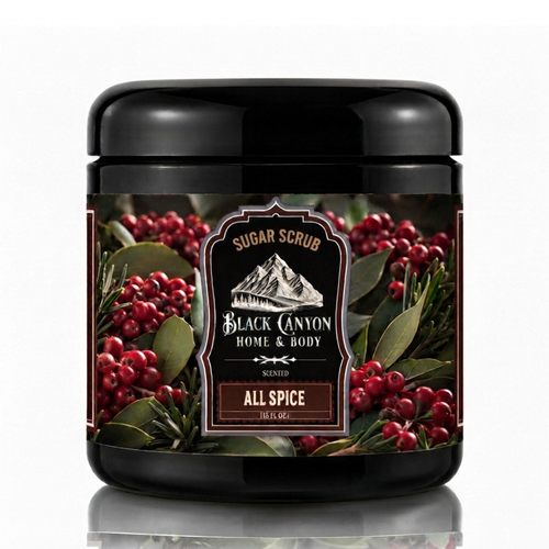 All Spice Scented Sugar Scrub