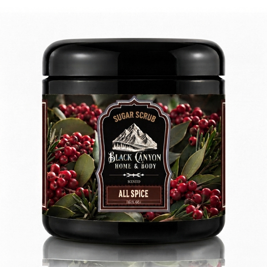 All Spice Scented Sugar Scrub