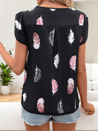 Feather Print Cowgirl Top | Perfect for Casual Cowgirl Style