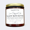 FOAMING TALLOW BATH BUTTER | LEMON POPPYSEED CAKE SUGAR SCRUB
