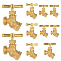 10 Pcs Heavy Duty 1/2" FIP x 3/4" MHT No-Kink Hose Bibb (Lead Free) Plumbingsell