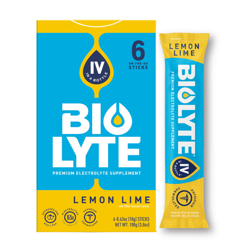 BIOLYTE On-The-Go Electrolyte Powder Sticks, Citrus Flavor (6 Count)