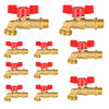 10 Pcs 1/2" MIP x 3/4" MHT Brass Hose Bibb (Lead Free)