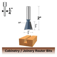 BOSCH 84703MC 14å¡ x 1/2 In. Carbide Tipped Dovetail Bit (Router Bit)