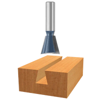 BOSCH 84703MC 14å¡ x 1/2 In. Carbide Tipped Dovetail Bit (Router Bit)