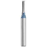 BOSCH 85213MC 1/8 In. x 1/2 In. Solid Carbide Double-Flute Straight Router Bit