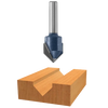 BOSCH 85219MC 90å¡ x 9/16 In. Carbide Tipped V-Groove Bit (Router Bit)