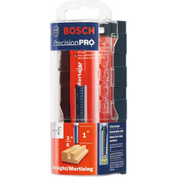 BOSCH 85225MC 3/8 In. x 1 In. Carbide Tipped 2-Flute Straight Bit (Router Bit)