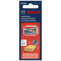 BOSCH 85234B 1/2 In. x 1/2 In. Carbide-Tipped Hinge Mortising Router Bit