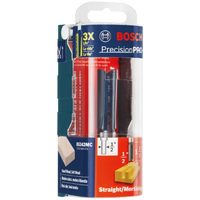 BOSCH 85242MC 1/2 In. x 1-1/2 In. Carbide-Tipped Double-Flute Straight Router Bit