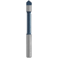 BOSCH 85244MC 1/4 In. x 3/4 In. Carbide-Tipped Single-Flute Pilot Panel Concave Router Bit