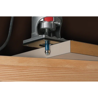 BOSCH 85245SMC 3/8 In. x 1 In. Carbide-Tipped Single-Flute Shear Angle Pilot Panel Router Bit